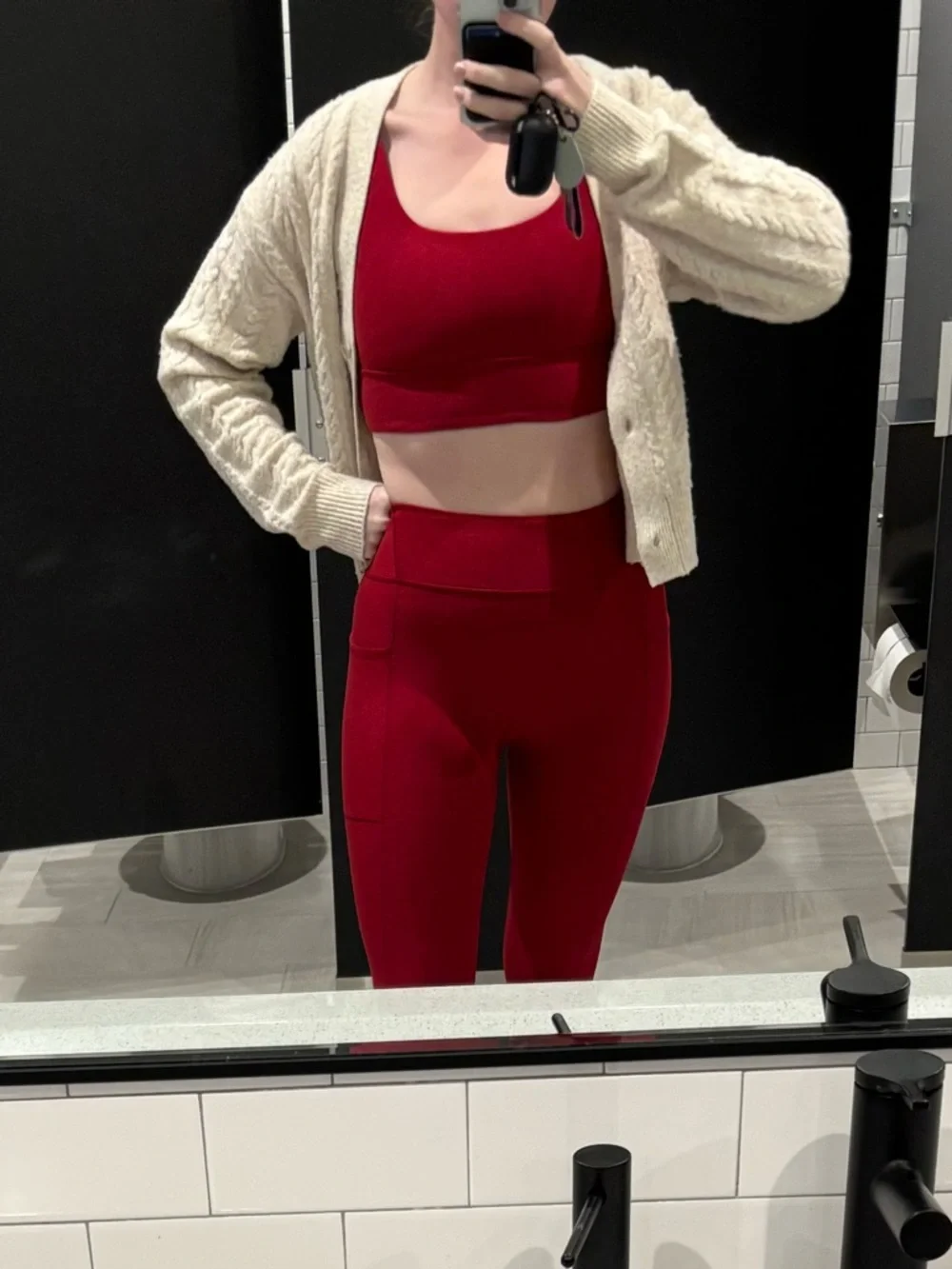 VSX LuxMarl Legging & Longline Sports Bra Set - Picture 5 of 5